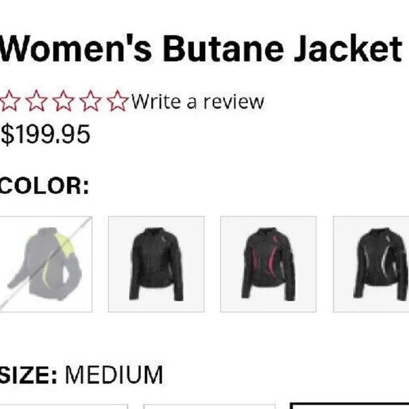 FLY Technical Riding Gear Women's Butane Jacket in BLACK sz MEDIUM - EUC - Picture 6 of 15